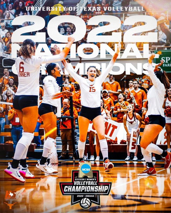 Texas Volleyball Sweeps Their Way to 2022 NCAA National Championship